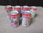 Coca Cola cans complete set of 6 fashion flight / nr 2706