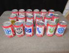 Coca Cola cans complete set of 18 germany  / nr 2710