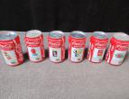 Coca Cola cans complete set of 6 netherlands music collection / nr 2713