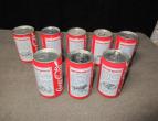 Coca Cola cans complete set of 8 germany 1991 american barbecue / nr 2735