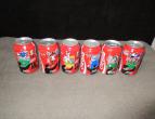 Coca Cola cans complete set of 6 germany / nr 2745