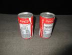 Coca Cola cans 1986 netherlands recepten 2 pieces / nr 2750