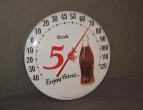 coca cola thermometer vintage