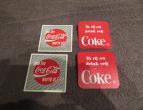 Coca Cola broch 4 pieces / nr 3229