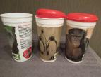 Coca Cola cup 5 differend pieces / nr 3267