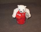 coca cola pluche polar bear nr 499