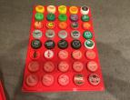 coca cola caps 40 different pieces / nr 4240