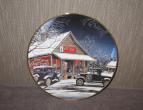 coca cola plate limited edition 21 cm with number /  bord nr 487