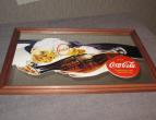 coca cola mirror 49 cm - 34 cm / spiegel nr 805