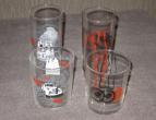 Coca Cola glasses set of 4 / nr 606