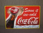 coca cola emaille board / nr 869