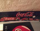 Coca Cola cardboard advertising 130 cm - 40 cm / kartonnen reclame / nr 2778