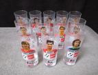 Coca cola glasses set off 12 pieces delhaize / nr 3737