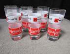 Coca cola glasses 6 pieces antwerpen / nr 3746
