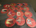 Coca cola beer cards 14 differend pieces / nr 3770