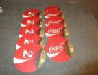 Coca cola beer cards 10 pieces / nr 3771
