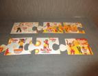 Coca cola beer cards 6 differend pieces / nr 3779