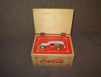 coca cola car in wooden box / nr 1109