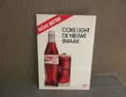 Coca cola cardboard advertising 23 / 33 cm / nr 3827