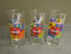  coca cola glasses 3 differend pieces / nr 4047