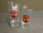  coca cola glasses 2 differend pieces / nr 4079