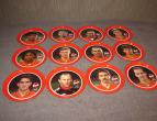 coca cola pads serie of 12 belgian footbal players / nr 1420