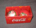 coca cola ornament 2 pieces / nr 1571