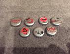 coca cola caps serie off 7 differend pieces / flessen dopjes / nr 4153