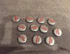 coca cola caps 11 pieces / flessen dopjes / nr 4158