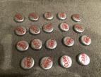 coca cola caps 19 pieces / flessen dopjes / nr 4160