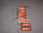 coca cola keychains metal 8 pieces / metalen sleutelhangers / nr 1836