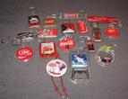 coca cola keychains 17 pieces / sleutelhangers / nr 1838